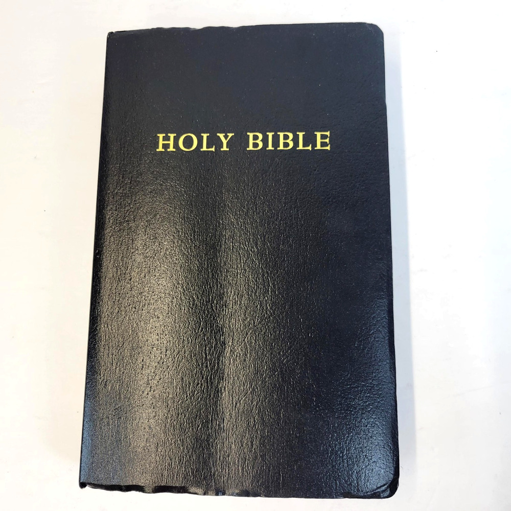Holy Bible KJV Reference Edt Hendrickson Black Imitation Leather 2017 Red Letter
